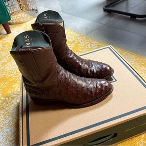 Tecovas Dean Ostrich Mahogany 8.5EE